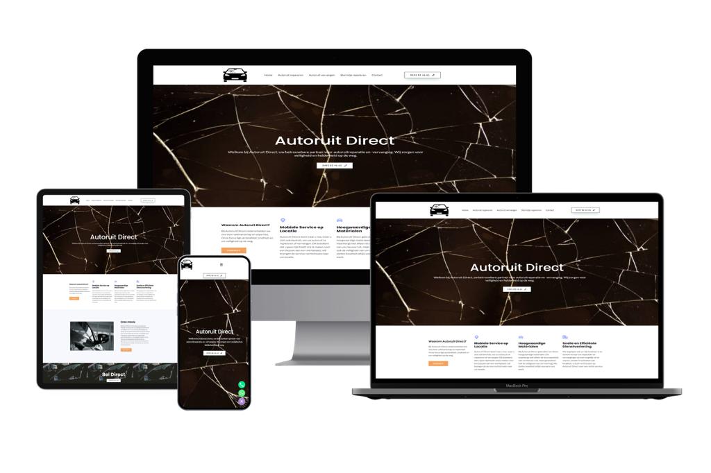 Adworth website voor Autoruit Direct