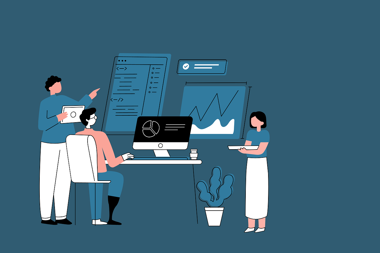 Experienced SEO expert analyzing website analytics to improve search engine rankings.