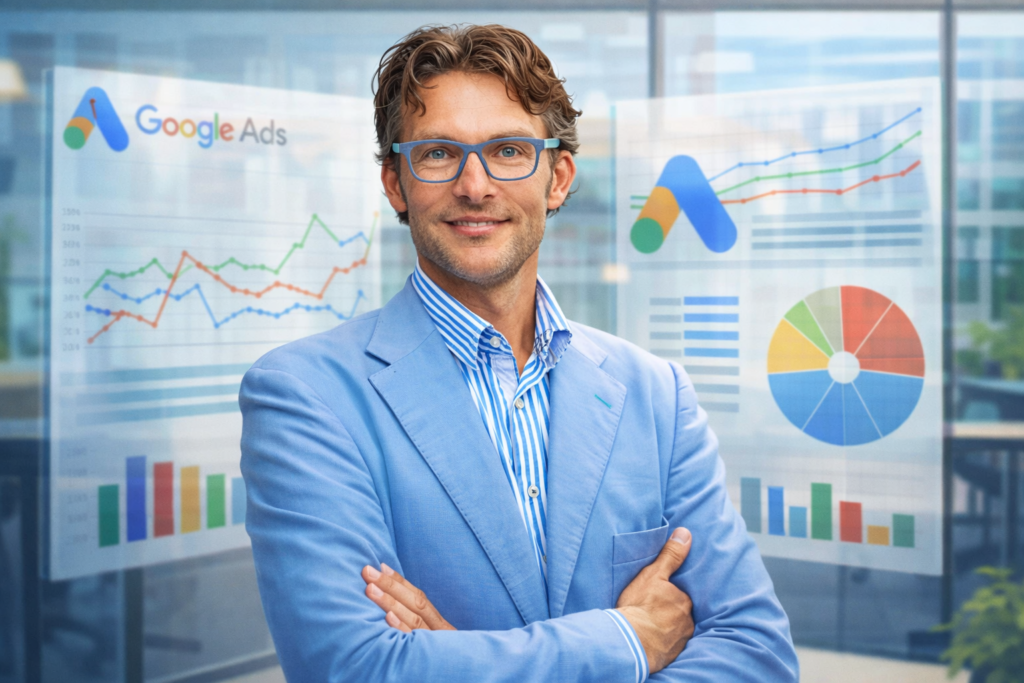 Google Ads Bureau in Amsterdam met Ads expert Arno Kooijman voor resultaatgerichte advertentiecampagnes