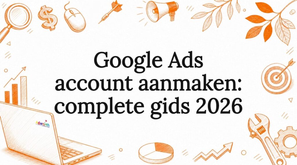 Sfeervolle titelafbeelding voor de Google Ads account handleiding