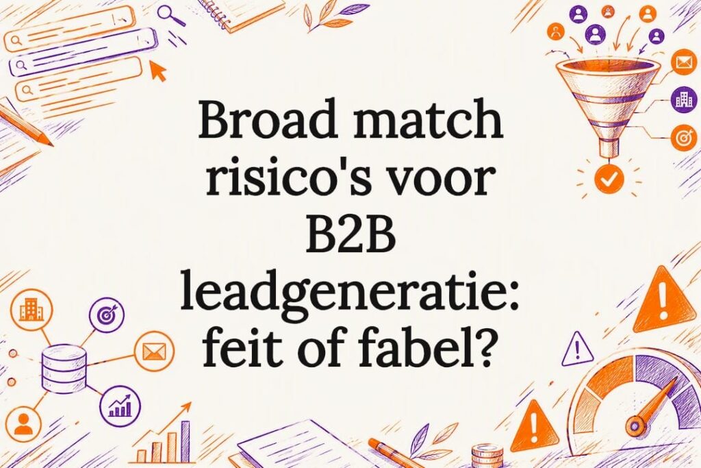 Titelkaart risico brede zoekwoorden