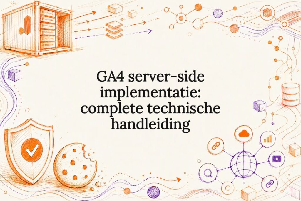 Decoratieve titelkaart voor GA4 server-side