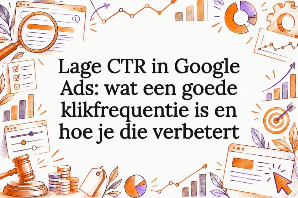 Titelkaart over een lage Google Ads CTR