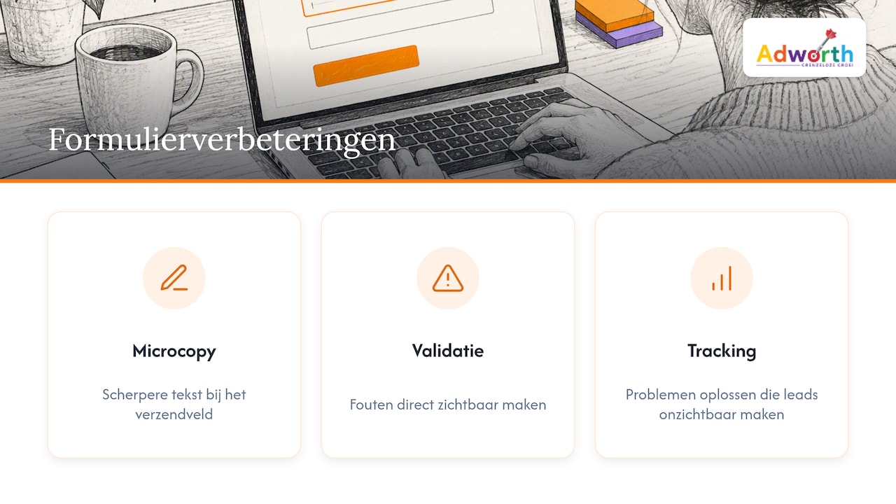 Drie verbeterpunten voor betere formulierconversies